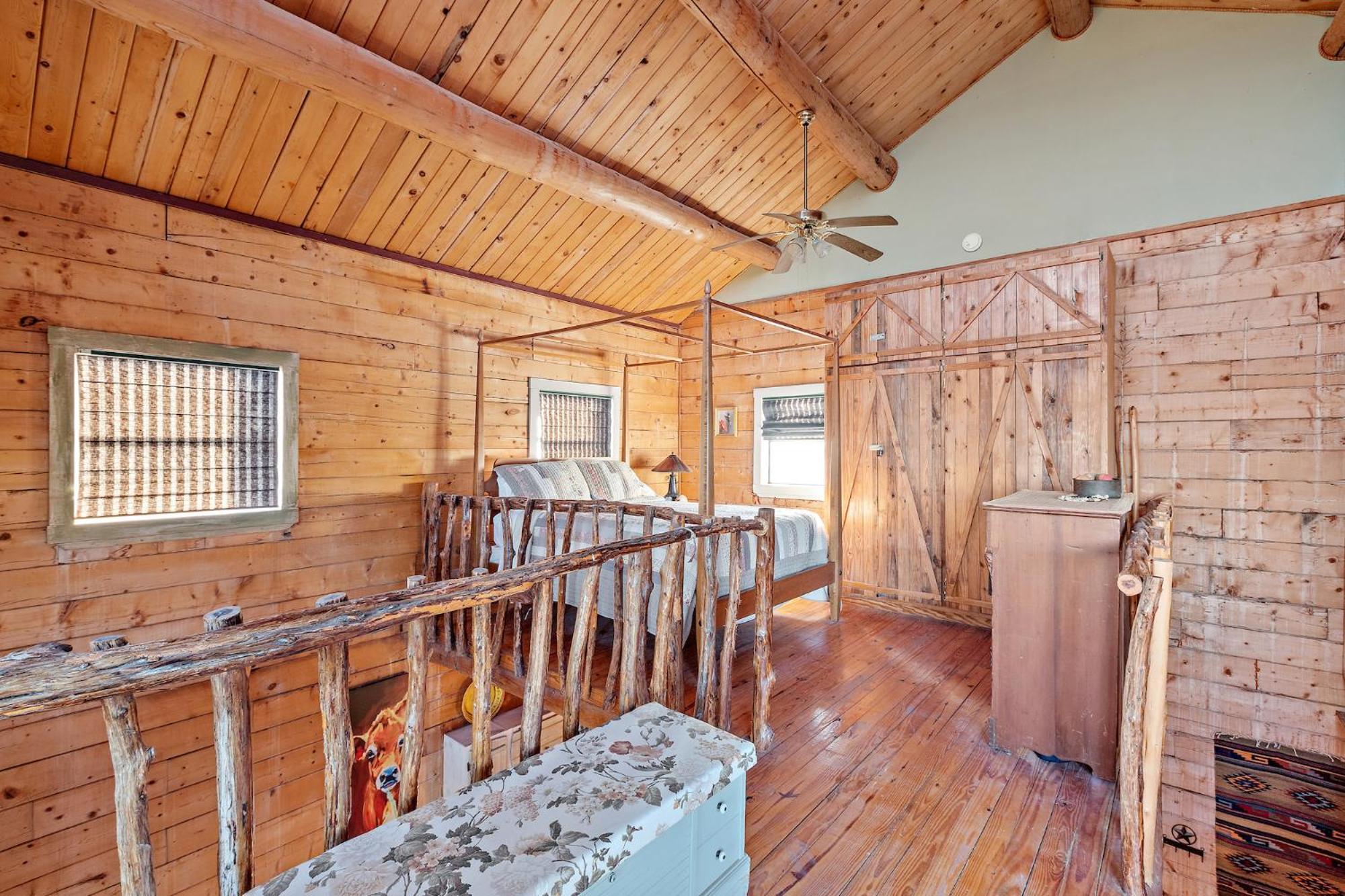 Mighty Oak Log Cabin Fredericksburg Extérieur photo