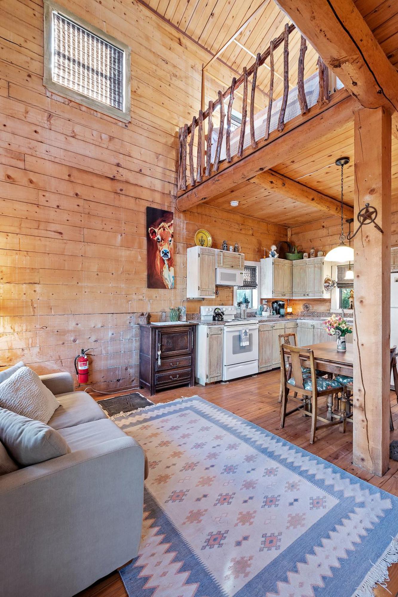 Mighty Oak Log Cabin Fredericksburg Extérieur photo