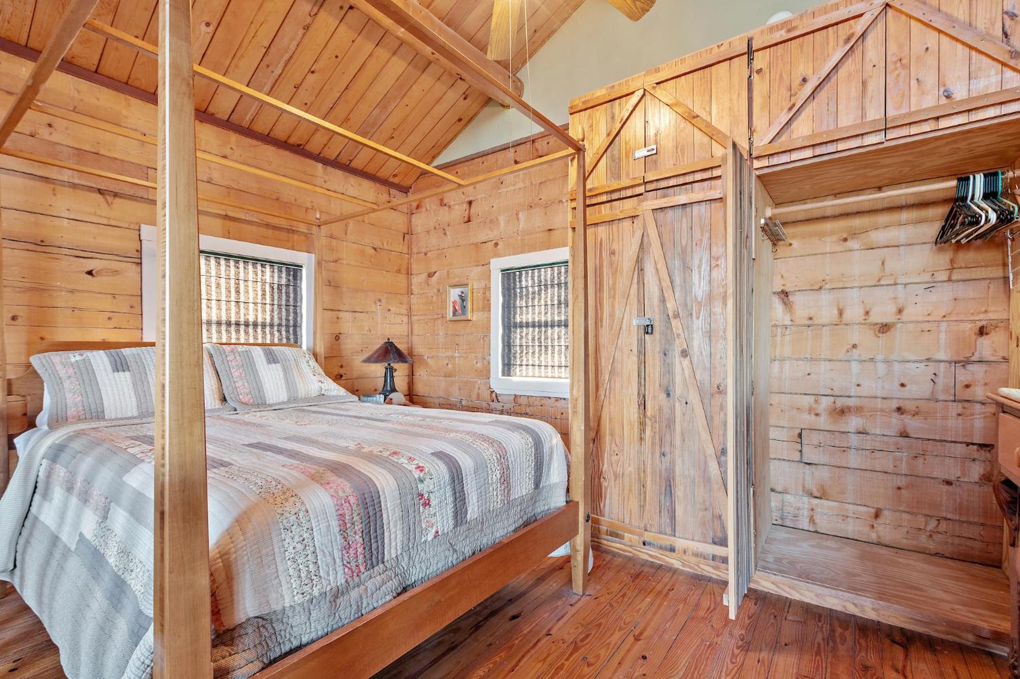Mighty Oak Log Cabin Fredericksburg Extérieur photo