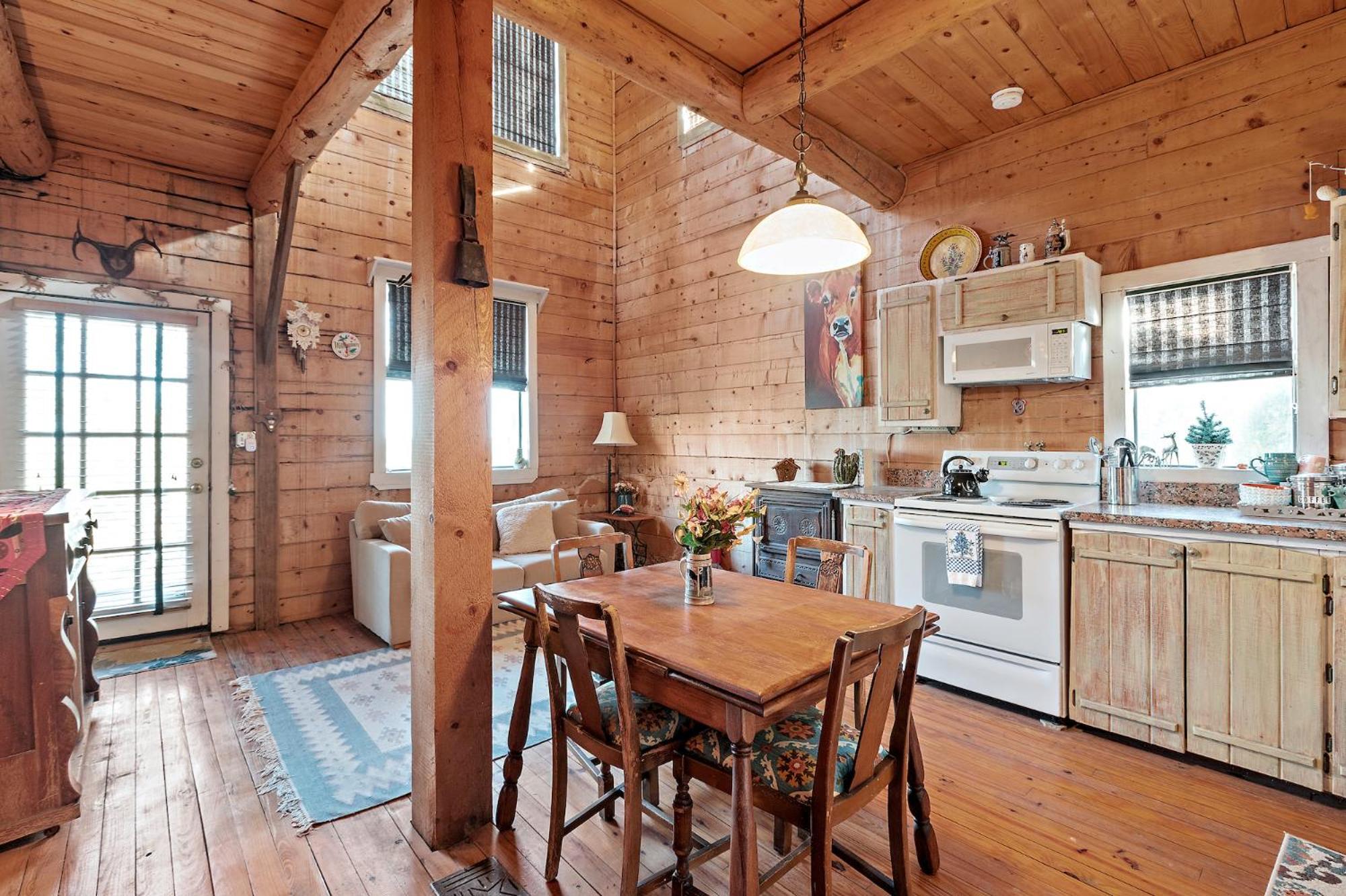 Mighty Oak Log Cabin Fredericksburg Extérieur photo