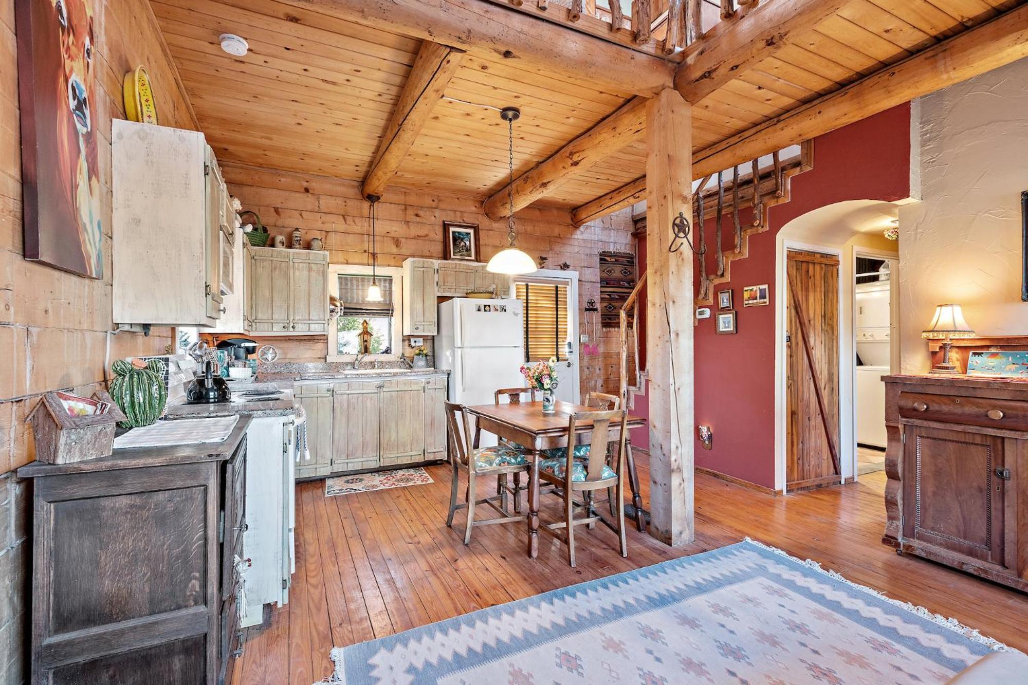 Mighty Oak Log Cabin Fredericksburg Extérieur photo
