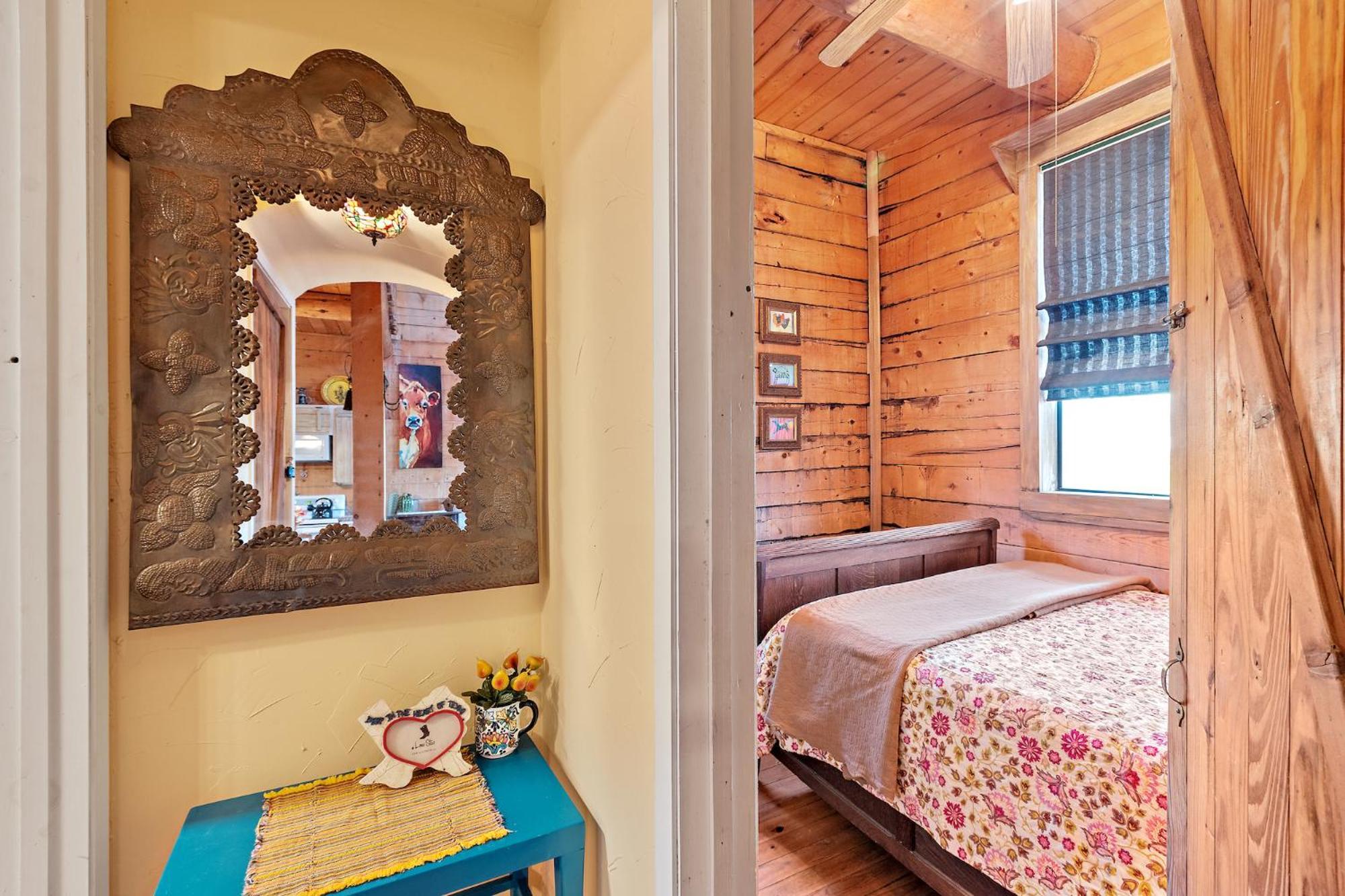 Mighty Oak Log Cabin Fredericksburg Extérieur photo